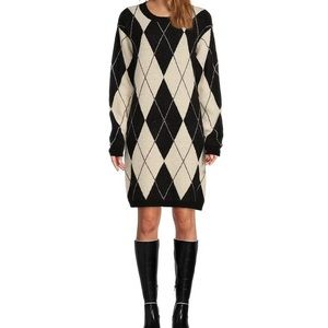 Antonio Melani argyle sweater dress